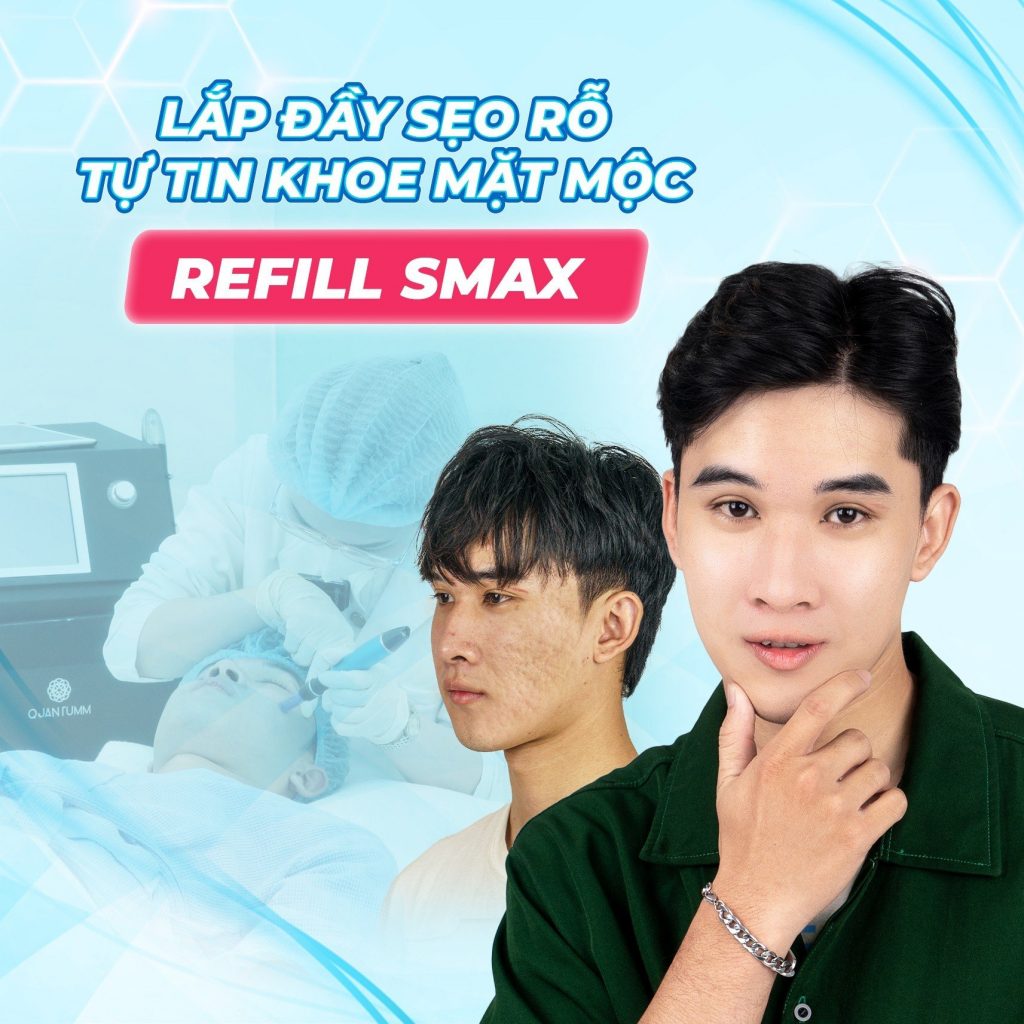 ĐIỀU TRỊ SẸO RỖ VỚI CÔNG NGHỆ REFILL SMAX