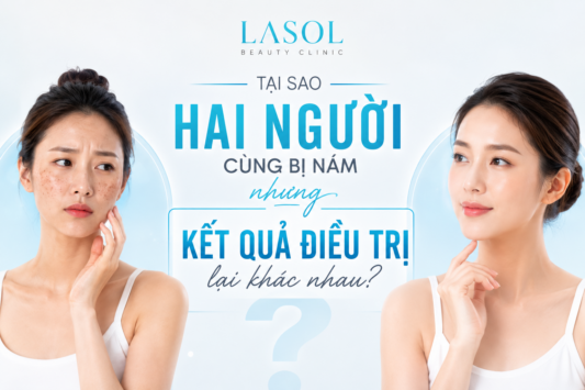 Tại sao hai người cùng bị nám nhưng kết quả điều trị lại khác nhau?