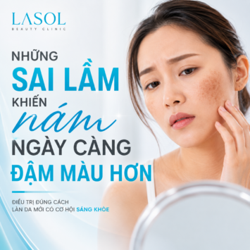 Những sai lầm khiến nám ngày càng đậm màu hơn