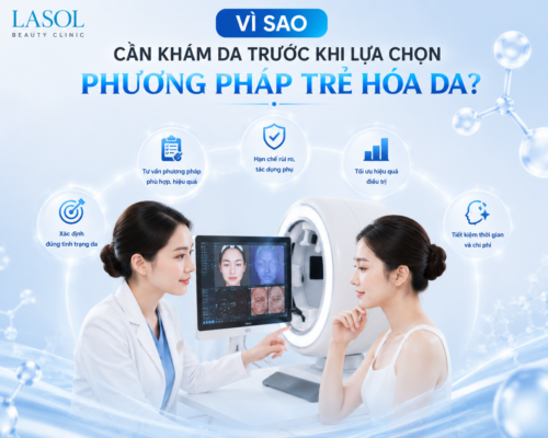 Vì sao cần khám da trước khi lựa chọn phương pháp trẻ hóa da?